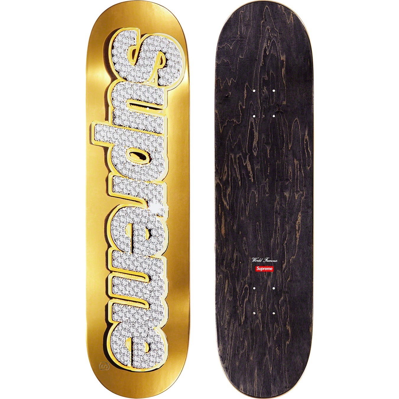 Bling Box Logo Skateboard view 3